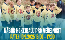 Hokejbalový nábor pro veřejnost 19.9.