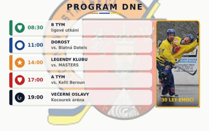HBC Nové Strašecí slaví 30 let. Klub zve na den plný hokejbalu a setkání generací